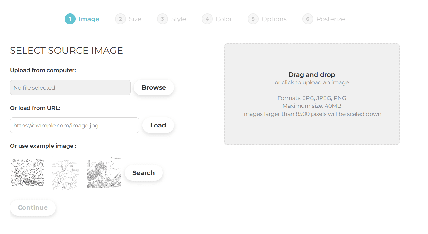 Example of wall art poster created with Supercoloring